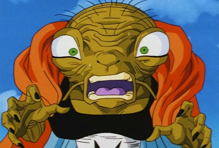 Dragon Ball Z Ep 236: A Warrior's Resolution!! I Will Dispose of the Majin @ 07:22