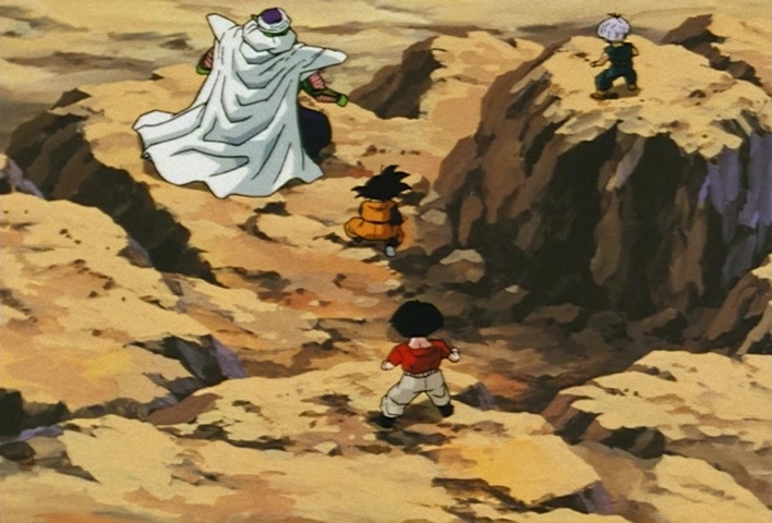 Dragon Ball Z Ep 236: A Warrior's Resolution!! I Will Dispose of the Majin @ 21:25