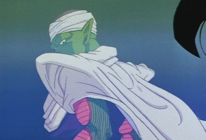 Dragon Ball Z Ep 236: A Warrior's Resolution!! I Will Dispose of the Majin @ 22:36