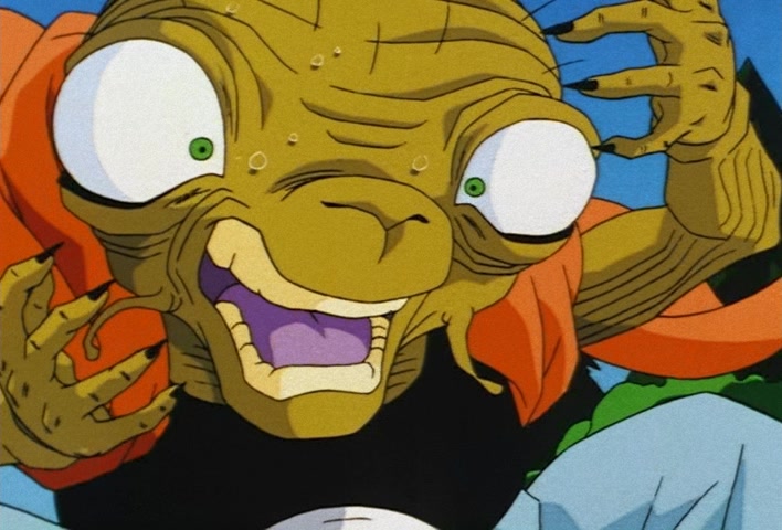 Dragon Ball Z Ep 240: Enormous Hope!! A New Finishing Technique for the Little Squirts @ 01:59
