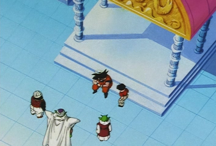 Dragon Ball Z Ep 240: Enormous Hope!! A New Finishing Technique for the Little Squirts @ 03:30