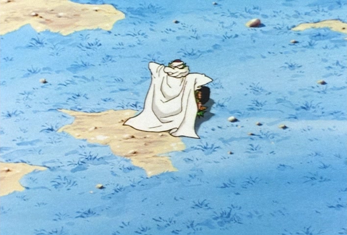 Dragon Ball Z Ep 240: Enormous Hope!! A New Finishing Technique for the Little Squirts @ 06:30