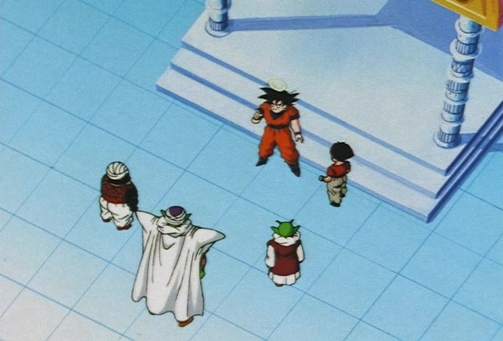 Dragon Ball Z Ep 240: Enormous Hope!! A New Finishing Technique for the Little Squirts @ 08:14