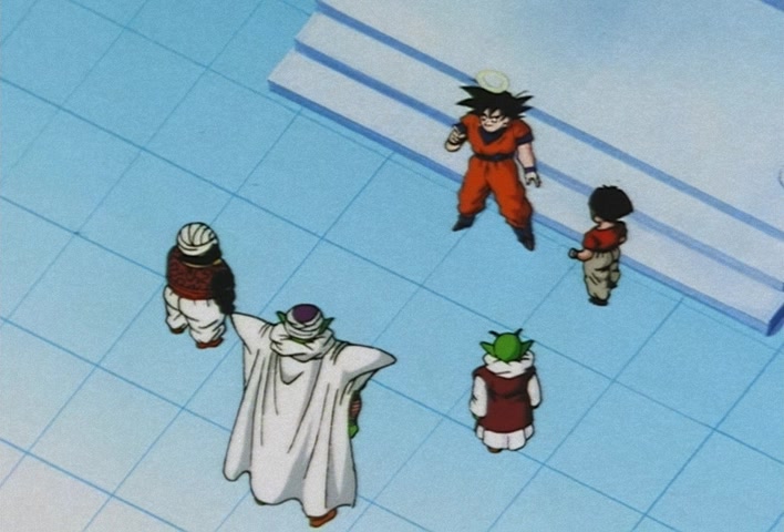 Dragon Ball Z Ep 240: Enormous Hope!! A New Finishing Technique for the Little Squirts @ 08:19
