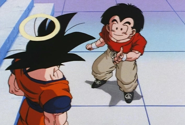 Dragon Ball Z Ep 240: Enormous Hope!! A New Finishing Technique for the Little Squirts @ 08:38