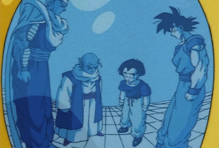 Dragon Ball Z Ep 240: Enormous Hope!! A New Finishing Technique for the Little Squirts @ 08:52