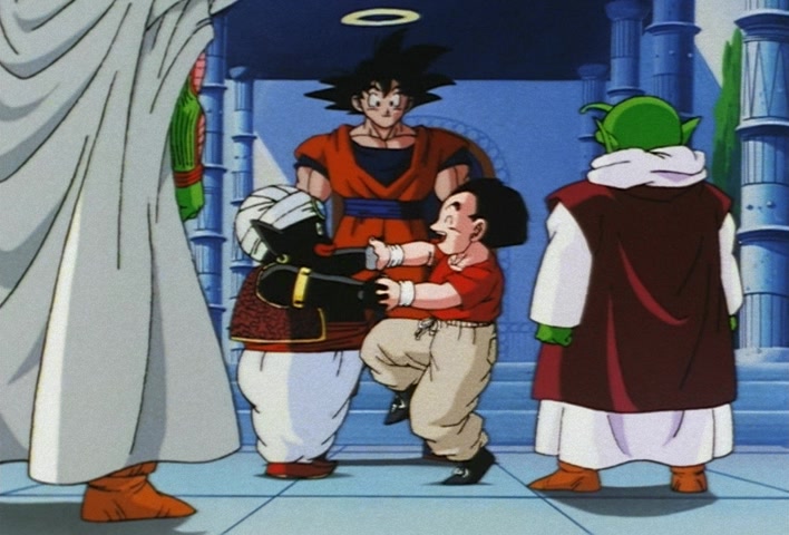 Dragon Ball Z Ep 240: Enormous Hope!! A New Finishing Technique for the Little Squirts @ 09:20