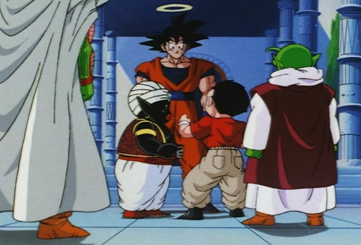 Dragon Ball Z Ep 240: Enormous Hope!! A New Finishing Technique for the Little Squirts @ 09:25
