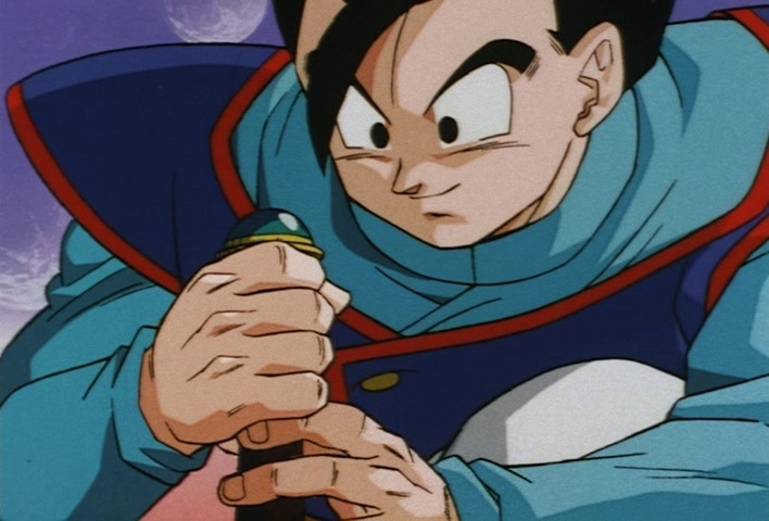 Dragon Ball Z Ep 243: It Came Ou~t!! The Legendary Z Sword @ 03:25