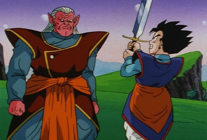 Dragon Ball Z Ep 243: It Came Ou~t!! The Legendary Z Sword @ 10:50