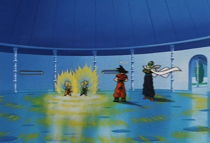 Dragon Ball Z Ep 245: An Astounding, Great Transformation!! Super Saiyan 3 @ 01:55