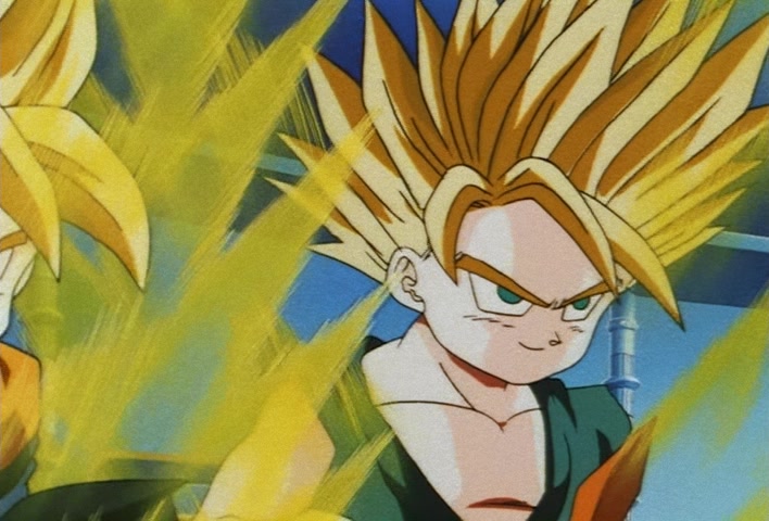 Dragon Ball Z Ep 245: An Astounding, Great Transformation!! Super Saiyan 3 @ 01:59