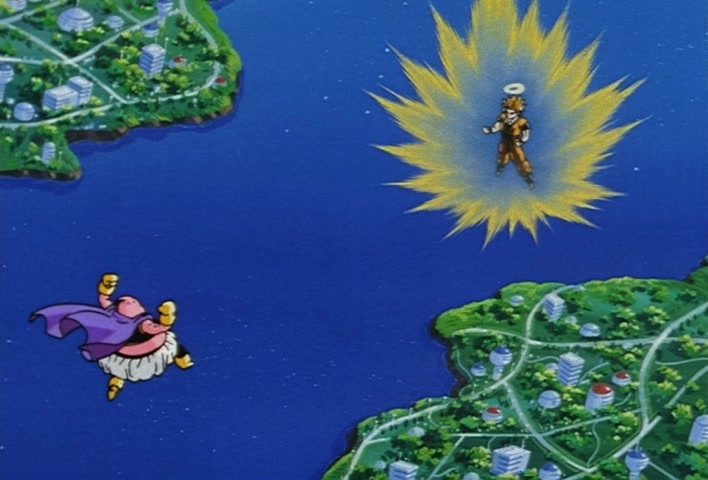 Dragon Ball Z Ep 245: An Astounding, Great Transformation!! Super Saiyan 3 @ 03:20