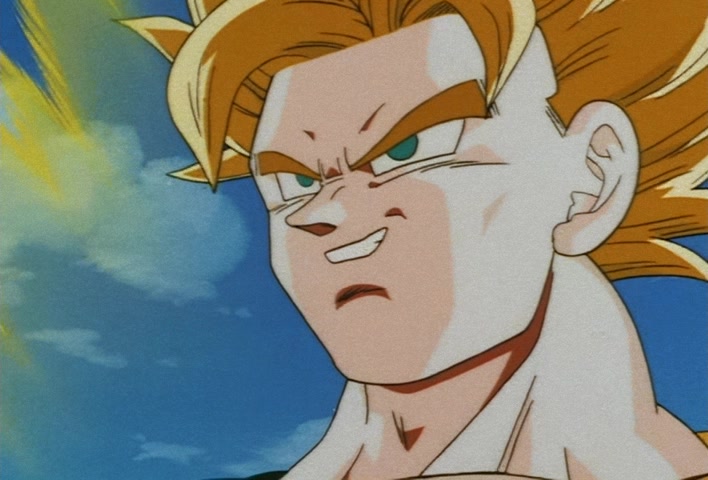 Dragon Ball Z Ep 245: An Astounding, Great Transformation!! Super Saiyan 3 @ 03:39