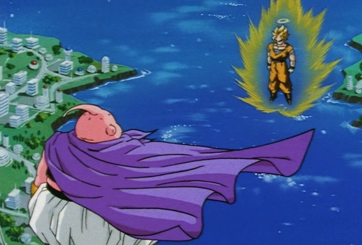 Dragon Ball Z Ep 245: An Astounding, Great Transformation!! Super Saiyan 3 @ 03:58