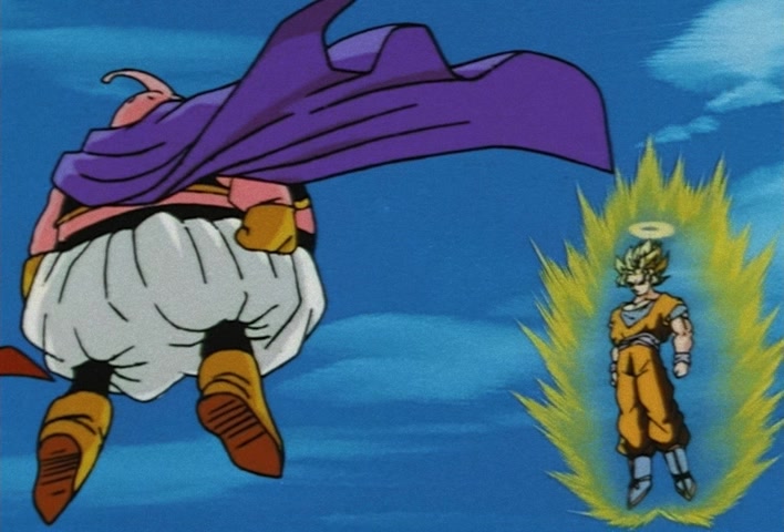 Dragon Ball Z Ep 245: An Astounding, Great Transformation!! Super Saiyan 3 @ 04:41