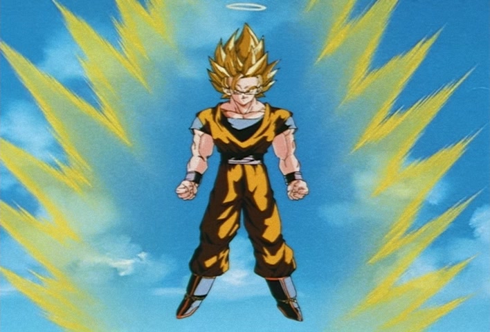 Dragon Ball Z Ep 245: An Astounding, Great Transformation!! Super Saiyan 3 @ 07:22