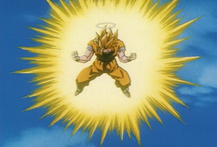 Dragon Ball Z Ep 245: An Astounding, Great Transformation!! Super Saiyan 3 @ 08:18