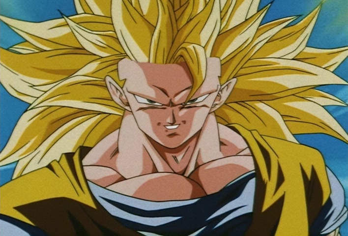 Dragon Ball Z Ep 245: An Astounding, Great Transformation!! Super Saiyan 3 @ 12:15