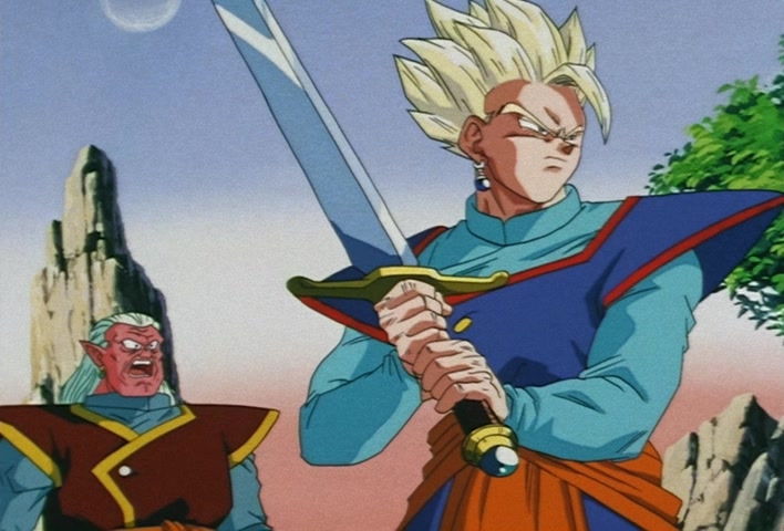 Dragon Ball Z Ep 245: An Astounding, Great Transformation!! Super Saiyan 3 @ 12:49