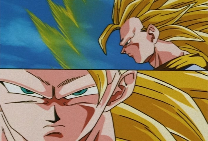 Dragon Ball Z Ep 245: An Astounding, Great Transformation!! Super Saiyan 3 @ 13:45