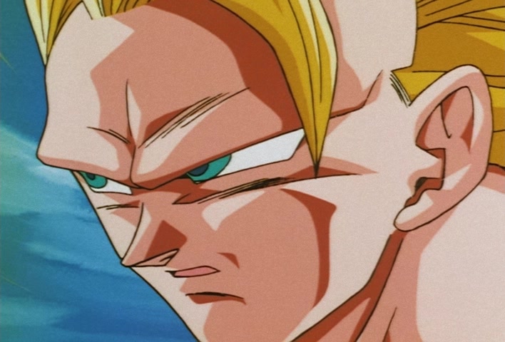 Dragon Ball Z Ep 245: An Astounding, Great Transformation!! Super Saiyan 3 @ 14:28