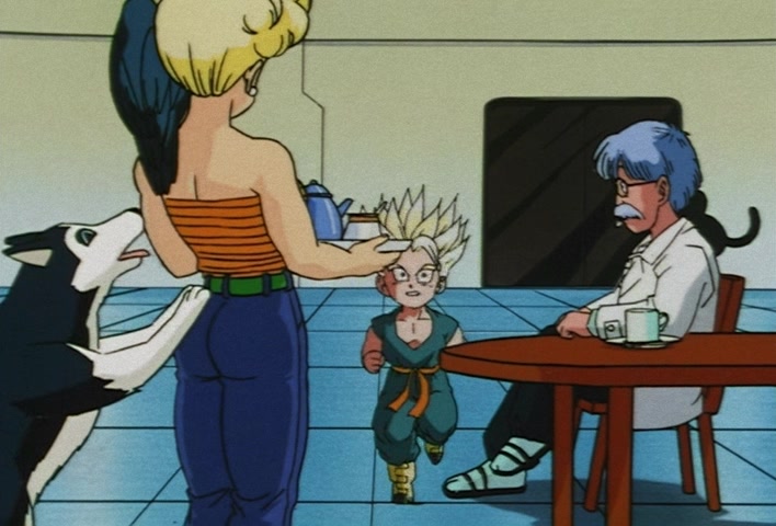 Dragon Ball Z Ep 245: An Astounding, Great Transformation!! Super Saiyan 3 @ 15:25