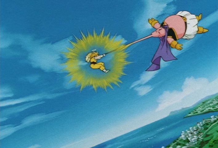 Dragon Ball Z Ep 245: An Astounding, Great Transformation!! Super Saiyan 3 @ 17:28