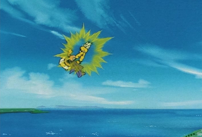 Dragon Ball Z Ep 245: An Astounding, Great Transformation!! Super Saiyan 3 @ 17:33