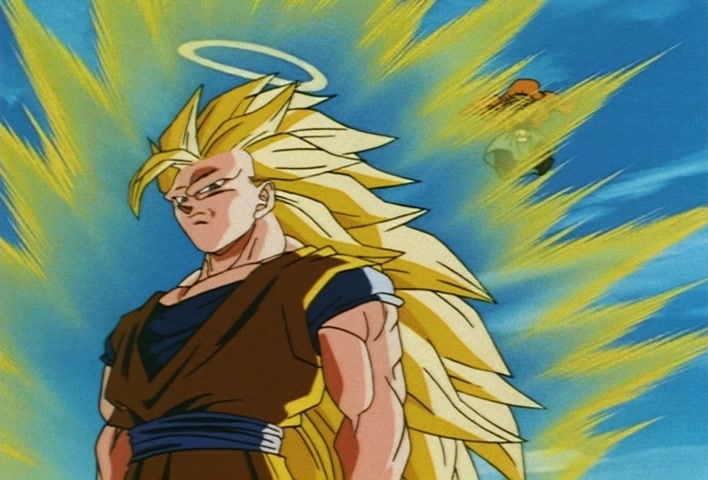 Dragon Ball Z Ep 245: An Astounding, Great Transformation!! Super Saiyan 3 @ 18:15