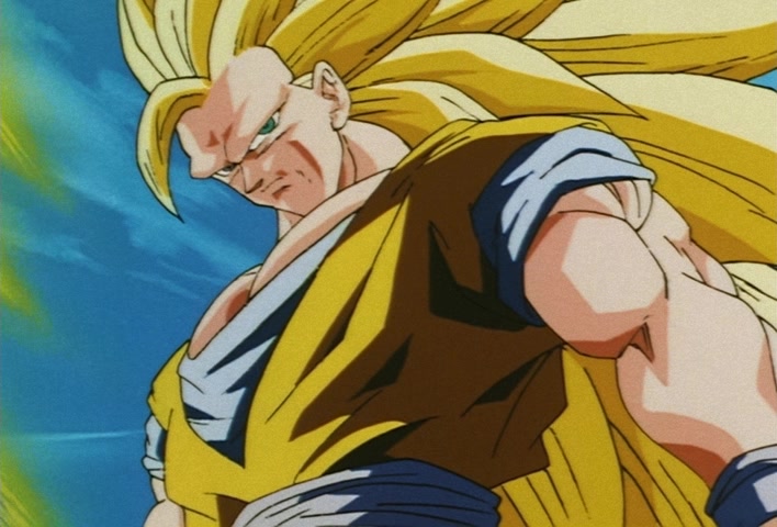 Dragon Ball Z Ep 245: An Astounding, Great Transformation!! Super Saiyan 3 @ 18:39