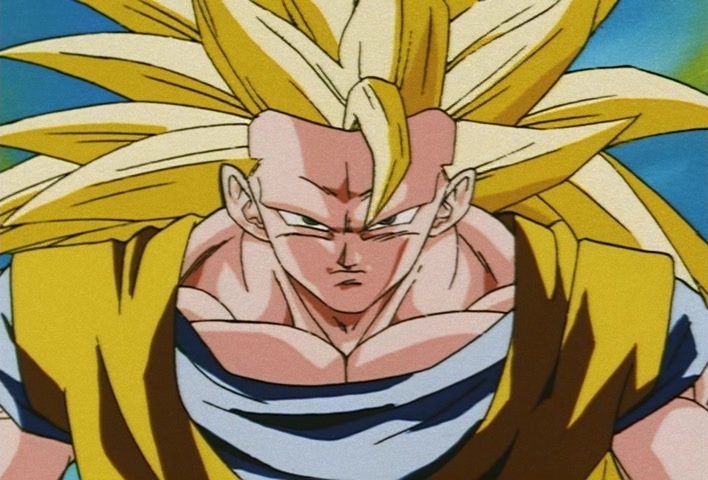 Dragon Ball Z Ep 245: An Astounding, Great Transformation!! Super Saiyan 3 @ 18:44