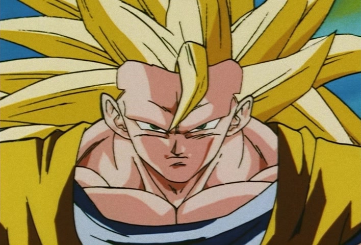 Dragon Ball Z Ep 245: An Astounding, Great Transformation!! Super Saiyan 3 @ 18:49