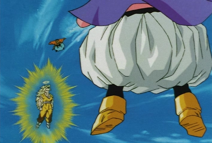 Dragon Ball Z Ep 245: An Astounding, Great Transformation!! Super Saiyan 3 @ 18:53