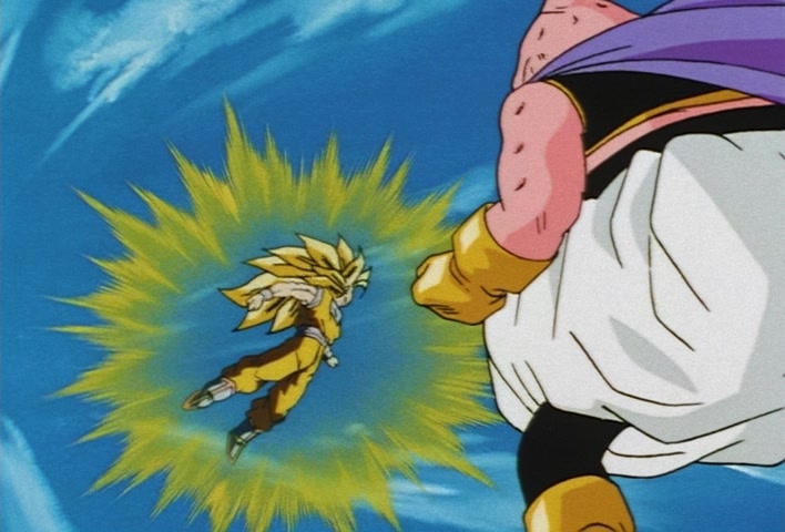 Dragon Ball Z Ep 245: An Astounding, Great Transformation!! Super Saiyan 3 @ 19:12
