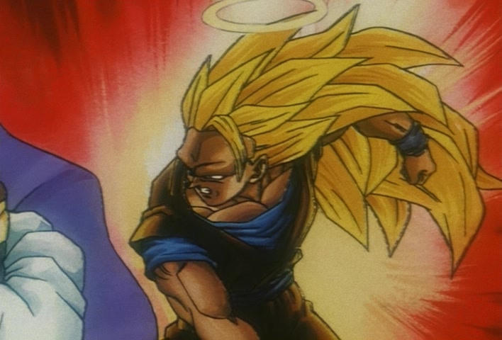 Dragon Ball Z Ep 245: An Astounding, Great Transformation!! Super Saiyan 3 @ 21:44