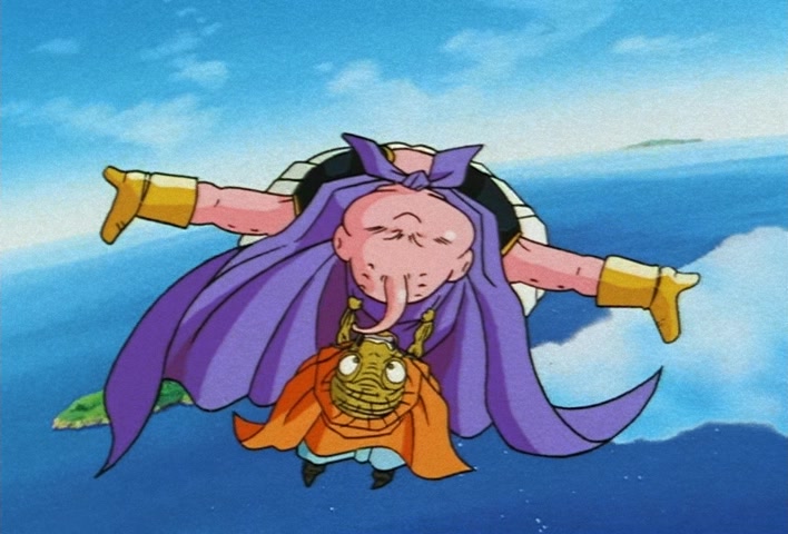 Dragon Ball Z Ep 246: Bye-Bye, Bobbidi!! Majin Boo Rebels @ 01:54