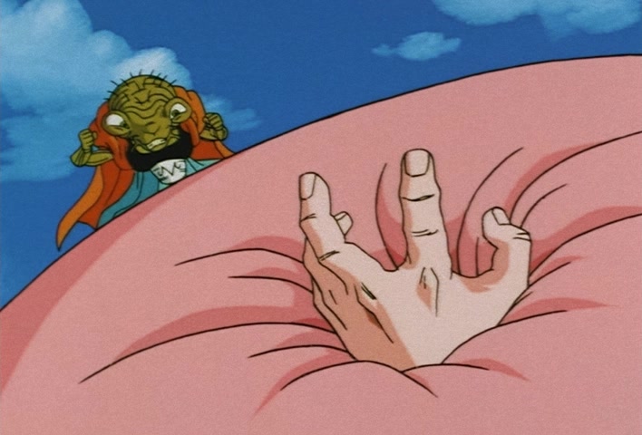 Dragon Ball Z Ep 246: Bye-Bye, Bobbidi!! Majin Boo Rebels @ 05:45