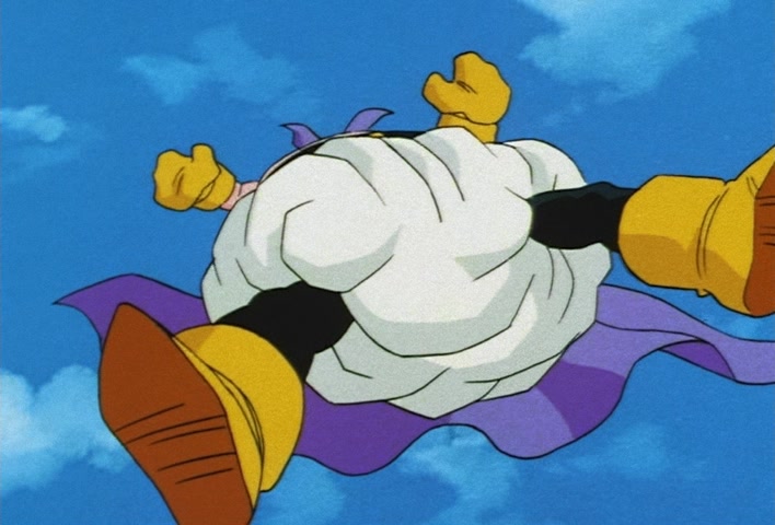 Dragon Ball Z Ep 247: Absurdly Awful Looking?! The Special Training Transformation Pose @ 02:10