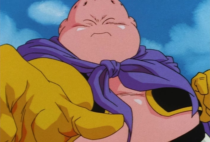 Dragon Ball Z Ep 247: Absurdly Awful Looking?! The Special Training Transformation Pose @ 04:29