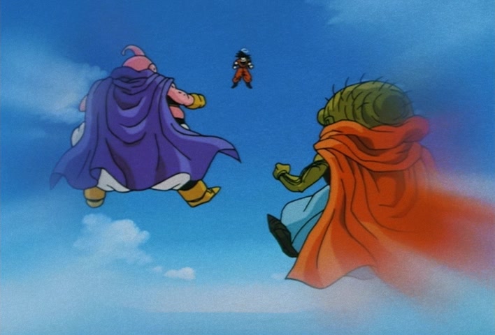 Dragon Ball Z Ep 247: Absurdly Awful Looking?! The Special Training Transformation Pose @ 05:37