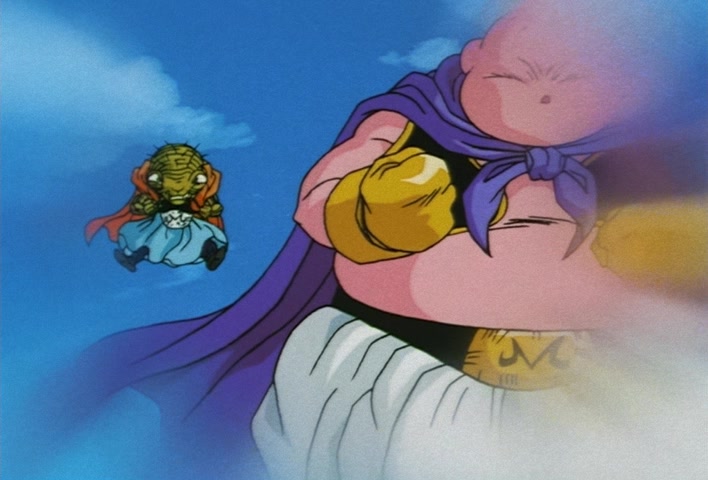 Dragon Ball Z Ep 247: Absurdly Awful Looking?! The Special Training Transformation Pose @ 05:45