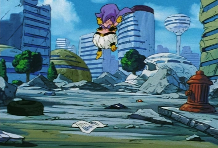 Dragon Ball Z Ep 247: Absurdly Awful Looking?! The Special Training Transformation Pose @ 07:33