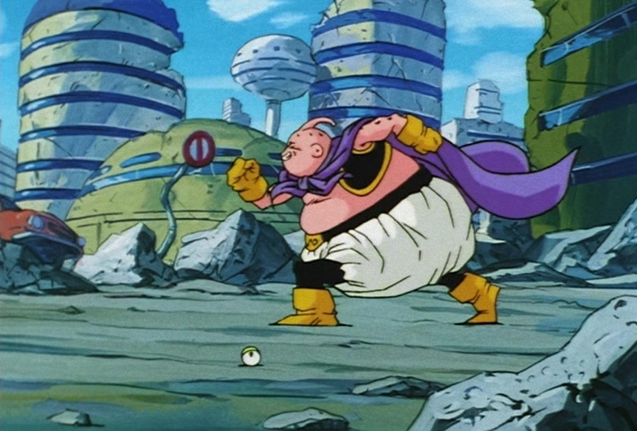 Dragon Ball Z Ep 247: Absurdly Awful Looking?! The Special Training Transformation Pose @ 07:56
