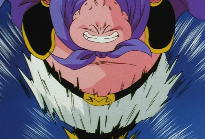 Dragon Ball Z Ep 247: Absurdly Awful Looking?! The Special Training Transformation Pose @ 08:12