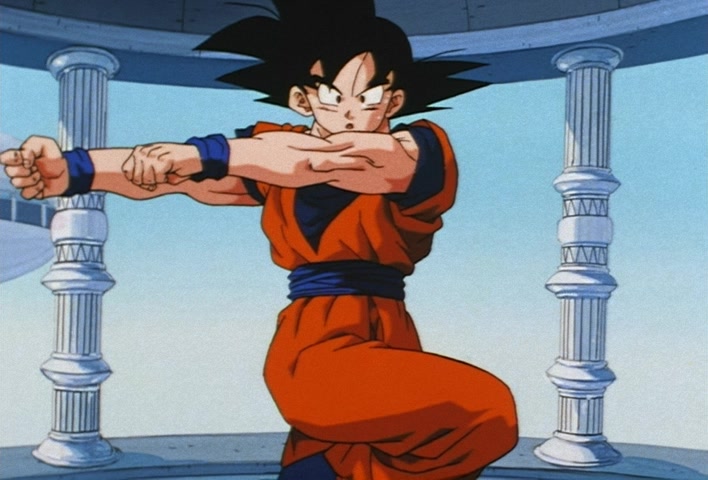 Dragon Ball Z Ep 248: See You Later, Everybody!! Goku Returns to the Afterlife @ 02:54