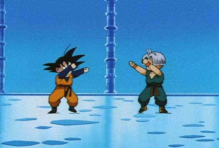 Dragon Ball Z Ep 249: Where is Gohan?! Training in the Kaioshin Realm @ 02:34