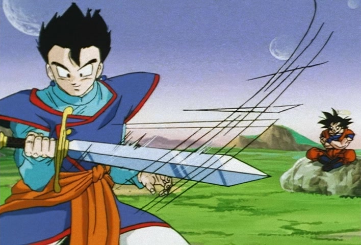Dragon Ball Z Ep 249: Where is Gohan?! Training in the Kaioshin Realm @ 22:04