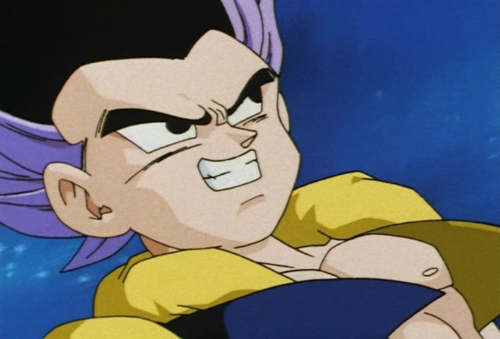 Dragon Ball Z Ep 251: The Birth of a Superhuman Warrior!! His Name is Gotenks @ 18:41