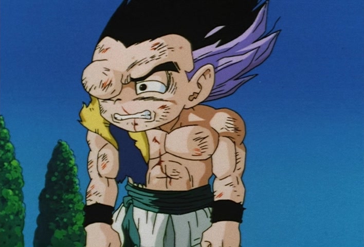 Dragon Ball Z Ep 251: The Birth of a Superhuman Warrior!! His Name is Gotenks @ 22:00